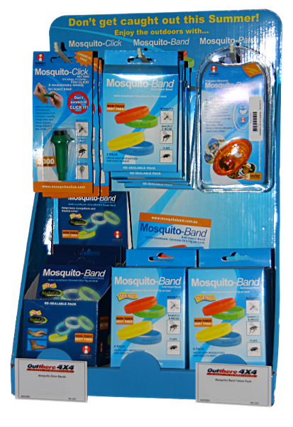 Mosquito Click, Mosquito Band, Mosquito Patch.